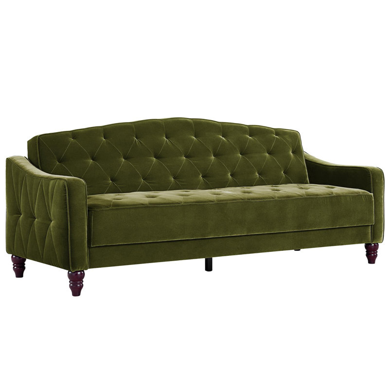 Novogratz Vintage Tufted Convertible Sofa & Reviews Wayfair